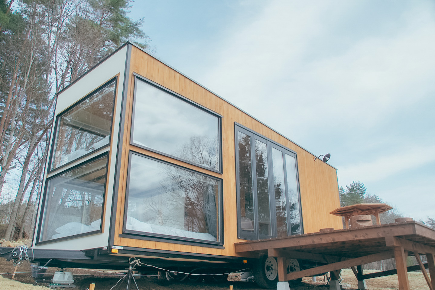 THE-NOMAD_Mt.YATSUGATAKE_33 ザ・ノマド八ヶ岳の宿泊棟トレーラーハウス