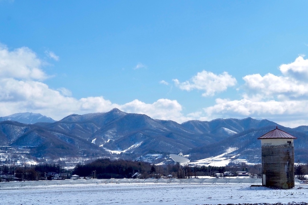 八ヶ岳の冬の野辺山高原